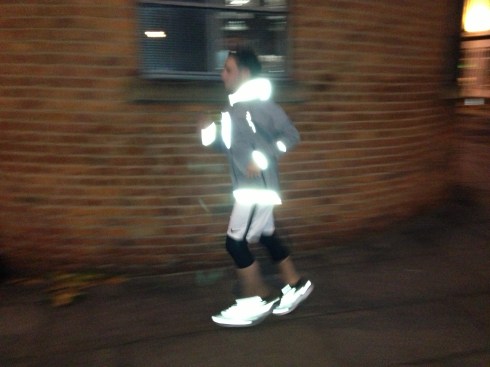 Nike LunarGlide+ 4 night profile