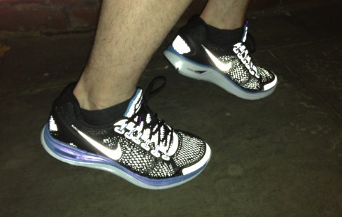 Nike LunarGlide+ 4 night running