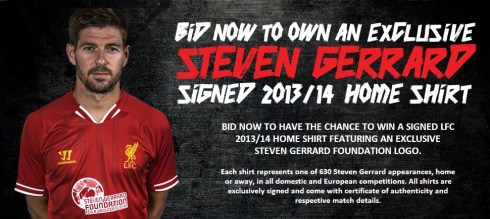 Gerrard testimonial poster