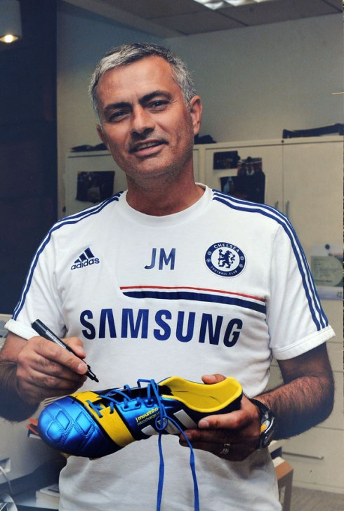 Jose Mourinho Signed, Worn Boots