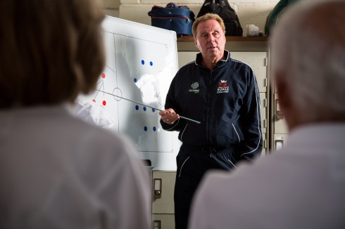 Harry Rednapp Flexisec Bowls shoot.