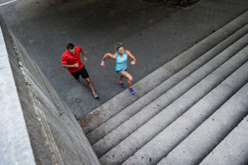 San Elias, Fernanda Maciel, Mike Wolfe, Paige Clausen. The North Face Spring 2016 Mountain Athletics. New York. Photographer: Greg Mionske. The North Face Rights Expire: 07_30_17.